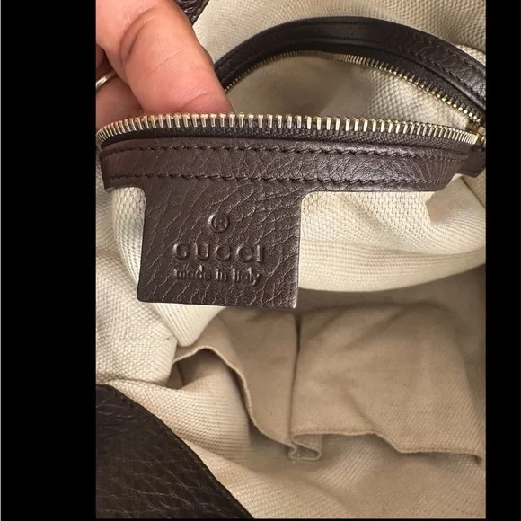 Gucci Canvas Diana Satchel with Bamboo Detail